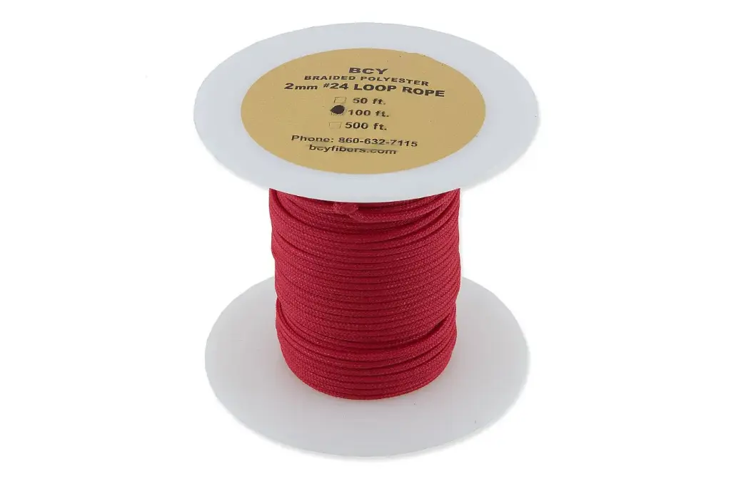 BCY – CUERDA PARA LOOP 1,6MM ROJA – VENTA POR METRO