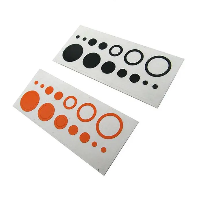 MYBO - PEGATINAS PARA LENTES NARANJA y NEGRO