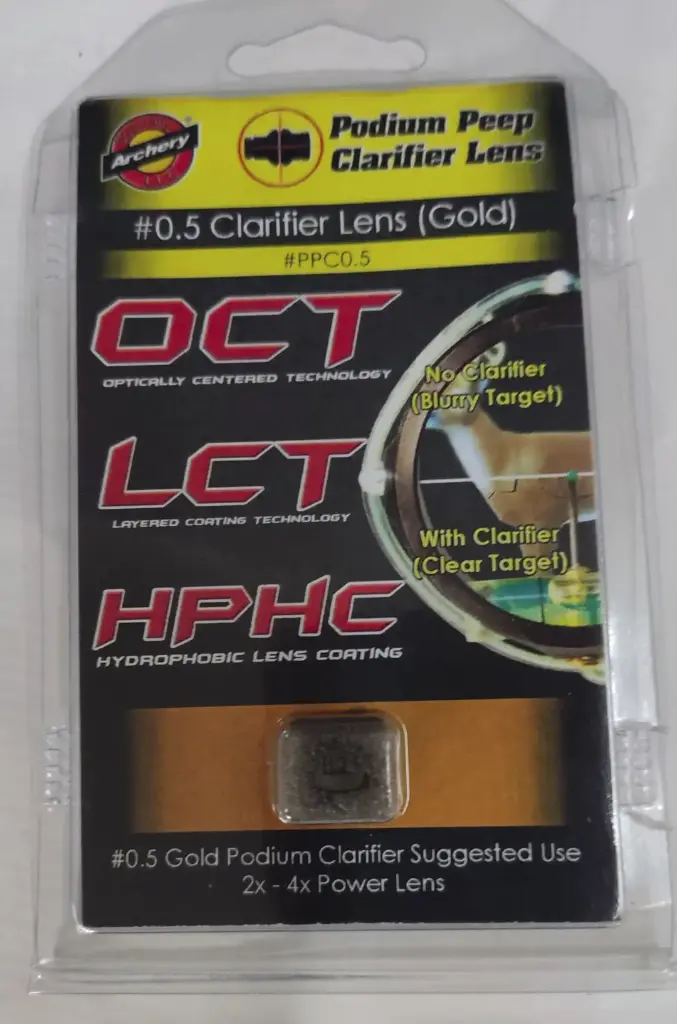 SPECIALTY ARCHERY PODIUM PEEP LENTE CLARIFICADOR 0.5 GOLD