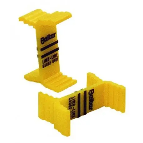 BEITER - COMPROBADOR PALAS RECURVO (PAR) (Amarillo Fluor)