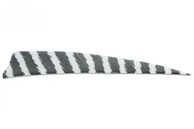 SKYLON - PLUMA RAYADA 4" (Escudo, Blanco)